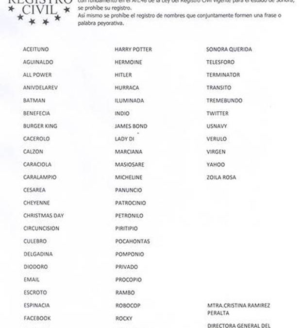 De leyes absurdas sonorenses (17.2.2014)